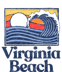 Virginia Beach Retro Surfer Vintage Beach And Wave Graphic Great Gift T-Shirt