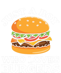 Just A Boy Who Loves Burger Cool Burger Gift Burger Boy Graphic Plus Size Shirt Premium T-Shirt