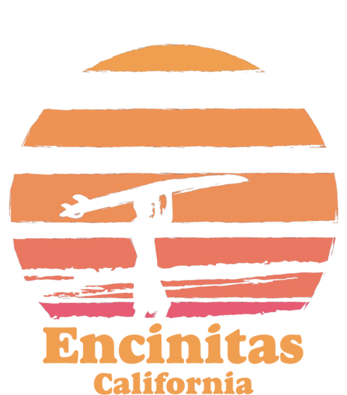 Encinitas California Retro Surf Vintage Surfing Sun 70's Gift Tall Long Sleeve T-Shirt