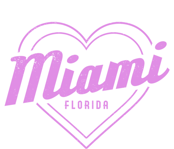 Miami Florida Heart Pride Girls Fl Miami Gift Kids Sweatshirt