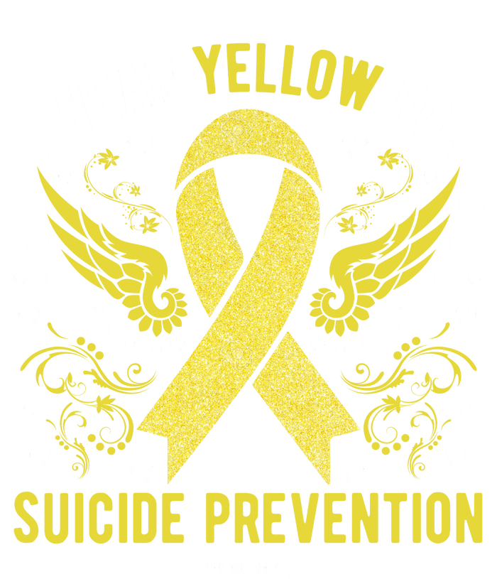 I Wear Yellow For Suicide Prevention Awareness Women's Perfect Tri Tunic Long Sleeve Shirt