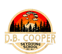 D. B. Cooper Robber Thief Parachute Skydiving School Est 1971 Retro Vintage T-Shirt