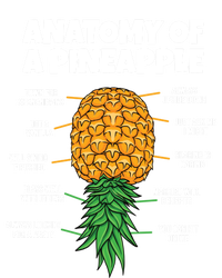 Anatomy Of A Pineapple Swinger Funny Upside Down Pineapple Great Gift Poster