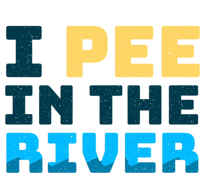 Funny I Pee In The River Summer Tubing Family Float Trip Gift Kids Hoodie