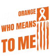 Kidney Cancer Awareness Month Messy Bun Mother Orange Ribbon Gift Coaster