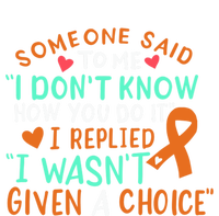 Kidney Cancer Awareness Ribbon Orange Fighter Chemo Cute Gift Kids Tie-Dye T-Shirt