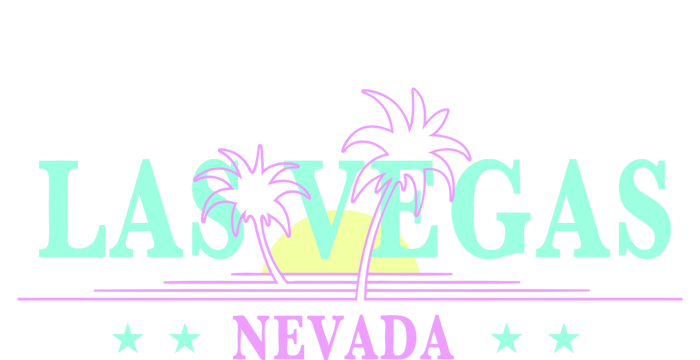 Funny Las Vegas Retro Sunset Palm Trees 1 T-Shirt