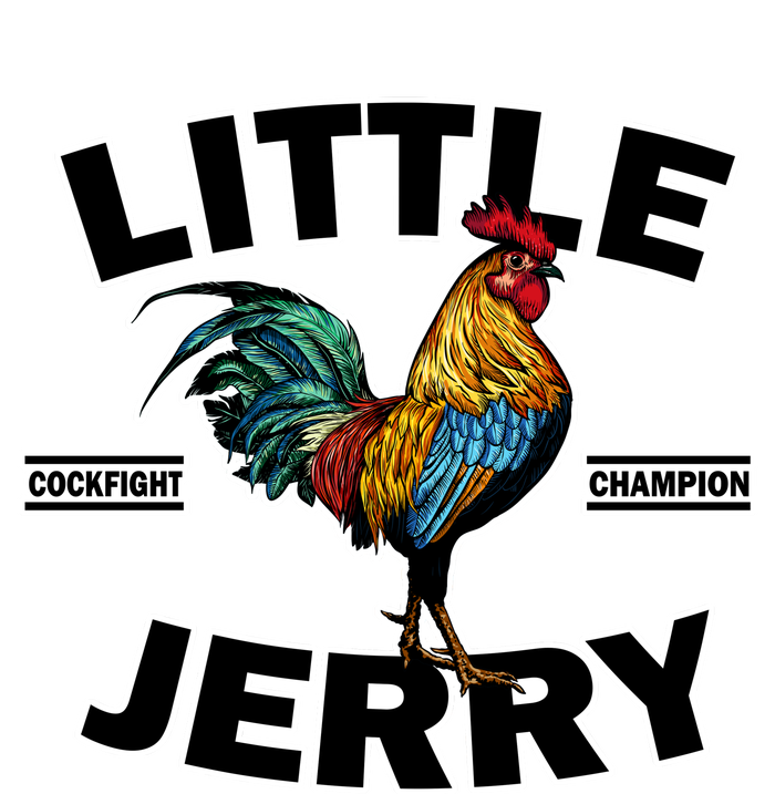 Funny Little Jerry Cockfight Champion 1 Softstyle Adult Sport Polo