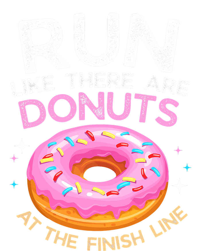 Funny Donut Finish Line Marathon Gift Poster