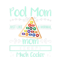 Pool Mom Pool Billiards Mother's Day Pool Player V-Neck T-Shirt