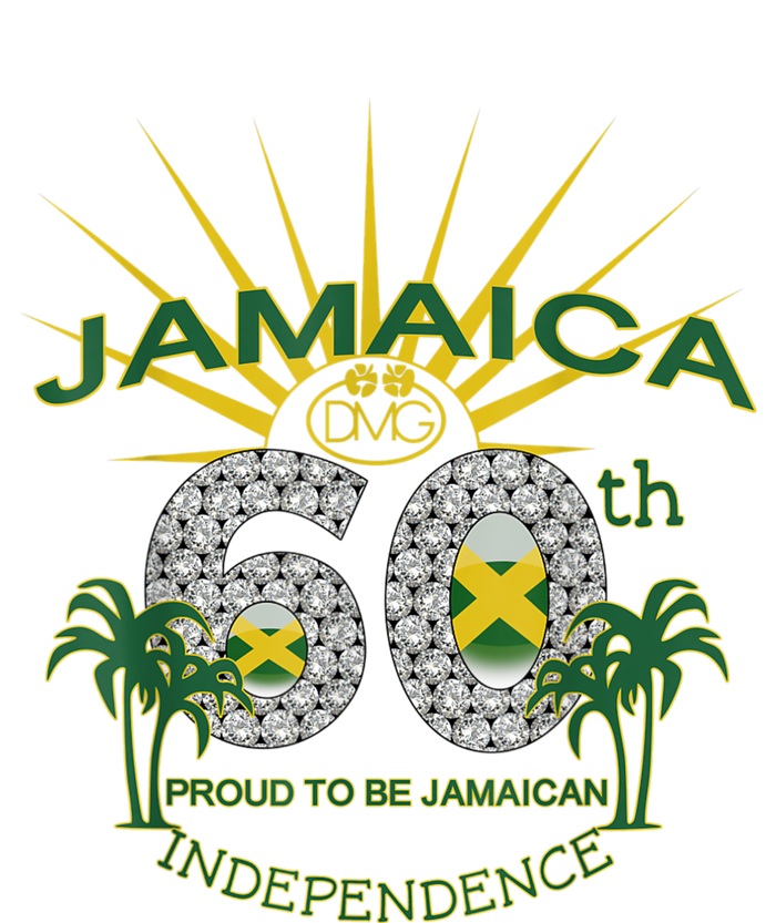 Jamaica 60th Independence Proud To Be Jamaican V-Neck T-Shirt