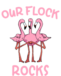 Our Flock Rocks Flamingo Matching Family Vacation Group Gift T-Shirt