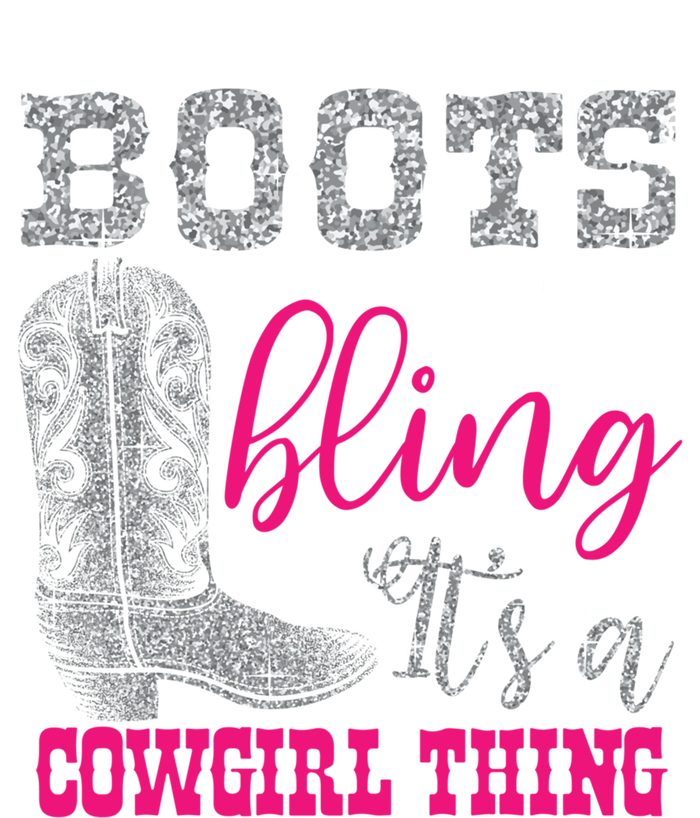 Funny Cowgirl Boots Bling Gift Cute Love Country Life Cool Gift T-Shirt