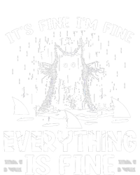 It's Fine I'm Fine Everything Is Fine Funny Cat T-Shirt