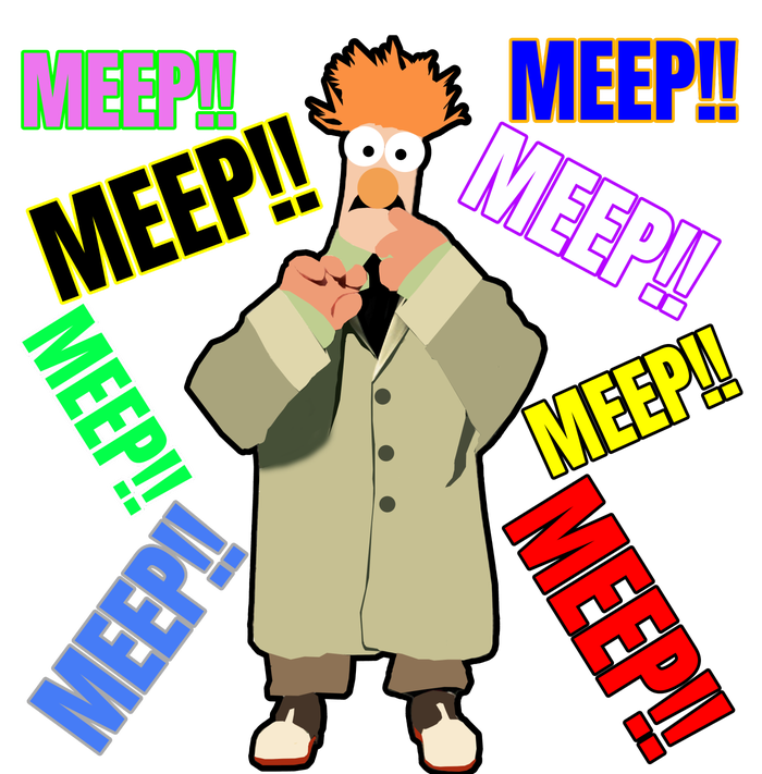 Meep! Bumper Sticker