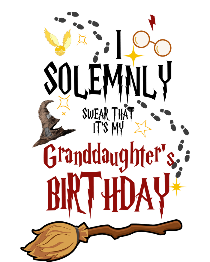 I Solemnly Swear That It's My Graddaughter's Birthday Long Sleeve Shirt