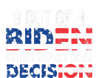 9 Out Of 4 Biden Voters Regret Their Decision USA Flag Funny Kids Tie-Dye T-Shirt