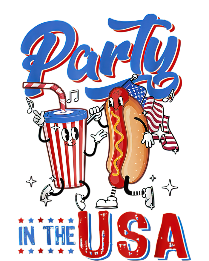 4th Of July Food Party In The USA Funny Hot Dog Lover Shirt Premium T-Shirt