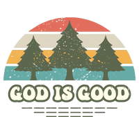 God Is Good Striped Beanie with Solid Band