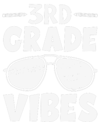 3rd Grade Vibers Glassess Teacher Student Back To School T-Shirt