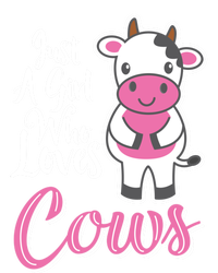 Funny Farming Farm Just A Girl Who Loves Cows Gift Hoodie