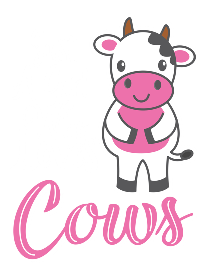 Funny Farming Farm Just A Girl Who Loves Cows Gift Hoodie