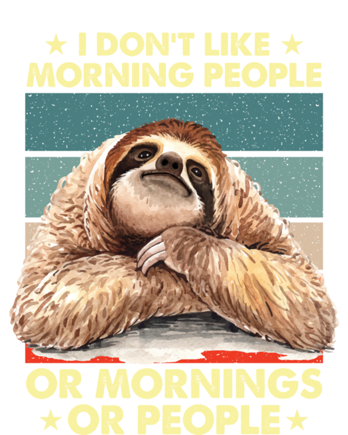 I Don´t Like Morning People Or Mornings Or People Sloth Gift Kids Hoodie