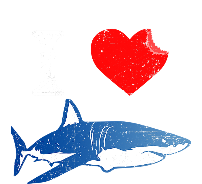 Funny Shark I Love Shark Shark Lover Shark T-Shirt