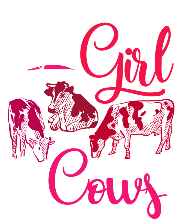 Farm Animal Farmer Girls Gift Just A Girl Who Loves Cow Gift Ladies Essential Tank