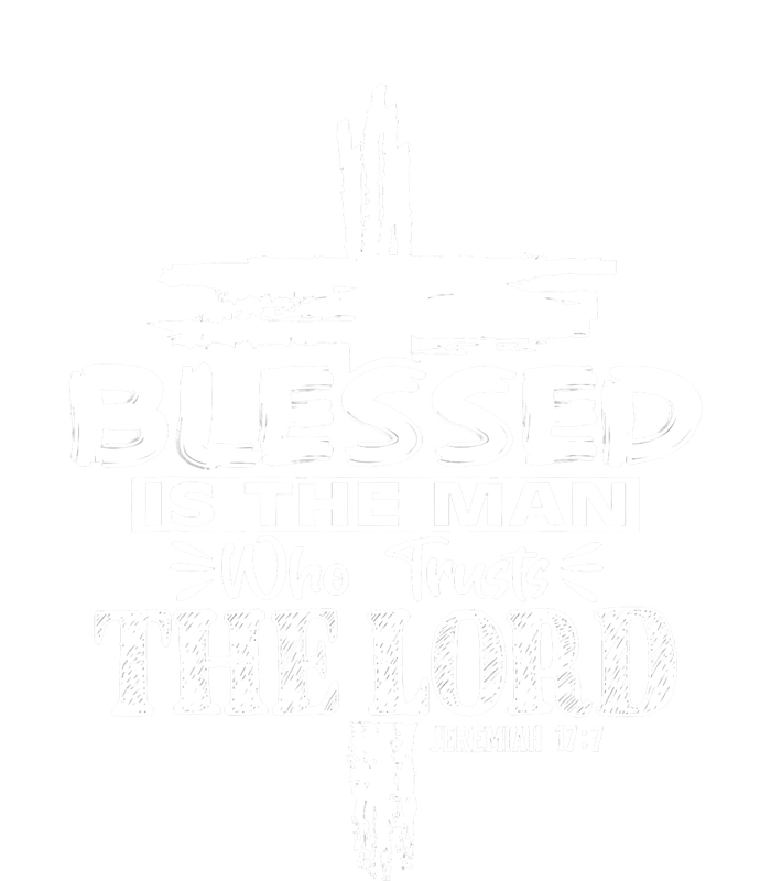 Blessed Is The Man Who Trusts The Lord Funny Christian Bible Premium T-Shirt