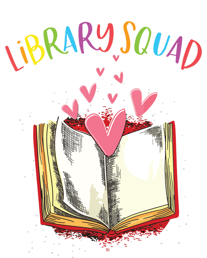 Library Squad Teacher Book Lovers Librarian Funny T-Shirt