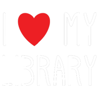 I Love My Library For Book Lovers Readers Librarian Silk Touch Performance Long Sleeve Polo