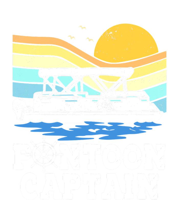 Funny Pontoon Captain Vintage Pontoon Boat Tall Sweatshirt