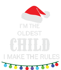 Christmas I'm Oldest Child I Make The Rules Christmas Lights Xmas Tie Dye Hoodie