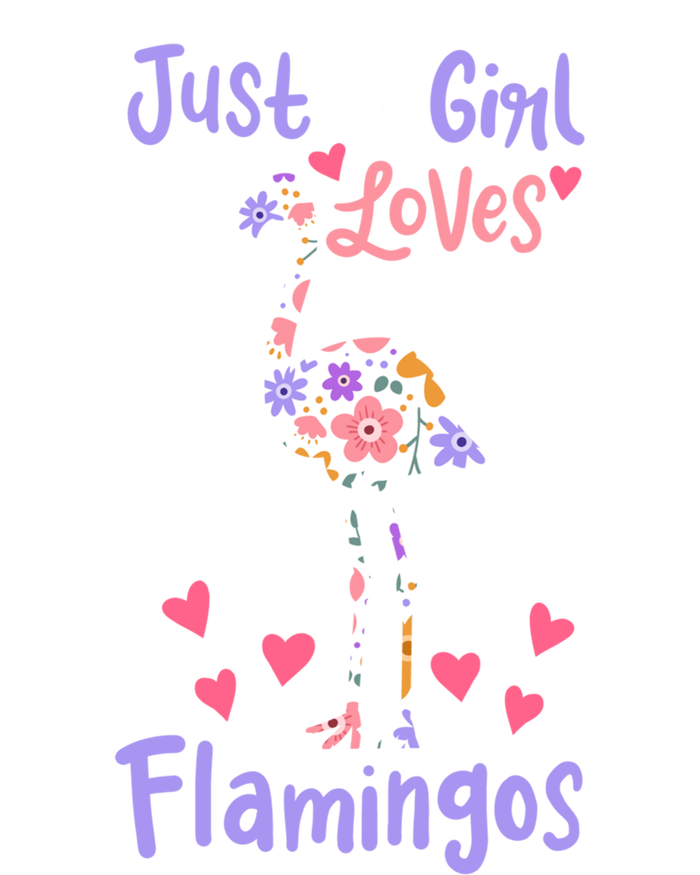 Flamingo Just A Girl Who Loves Flamingos Gift Meaningful Gift Hoodie