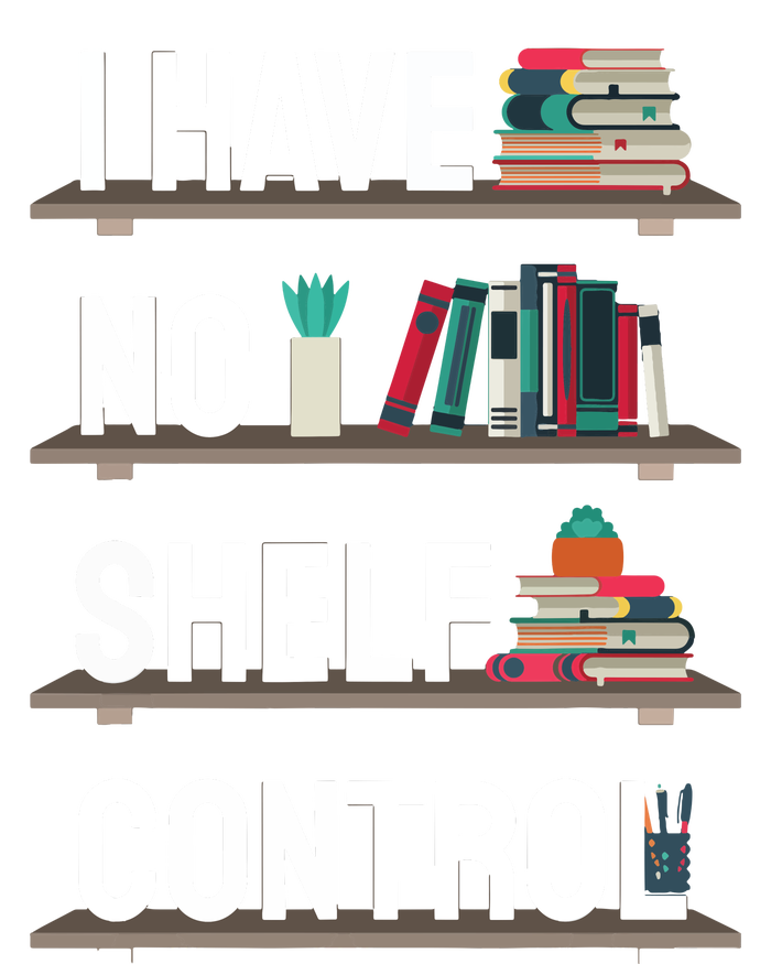 I Have No Shelf Control Shirt Book Lover Reading Bookworm Cooling Performance Long Sleeve Crew