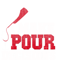 I Make Pour Decisions Wine Er And Funny Bartender Gift Great Gift T-Shirt