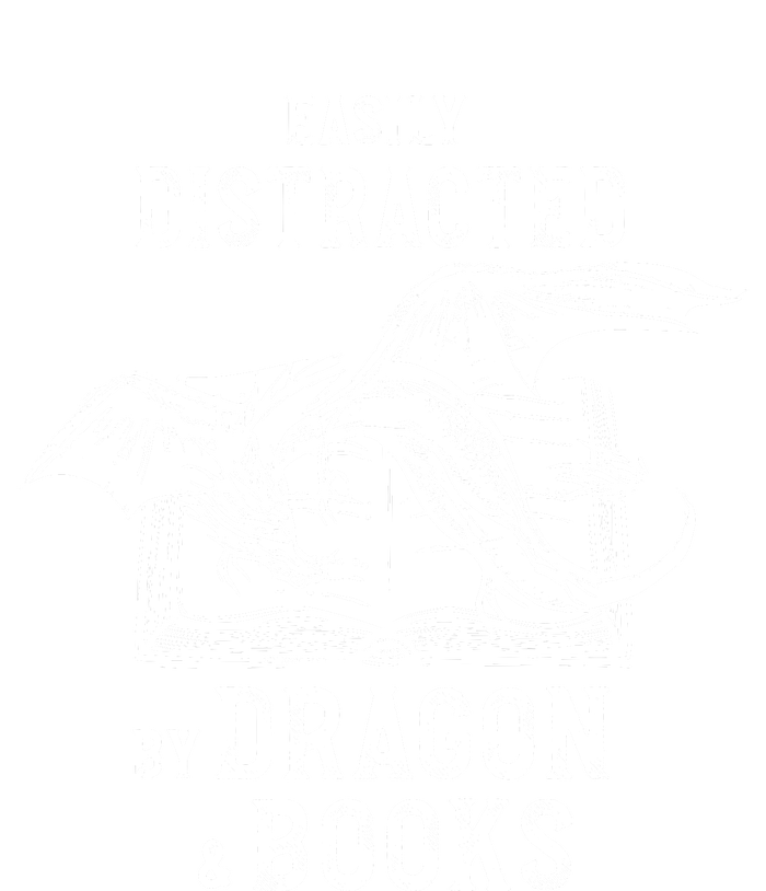 Easily Distracted By Dragon And Books Nerds Hoodie