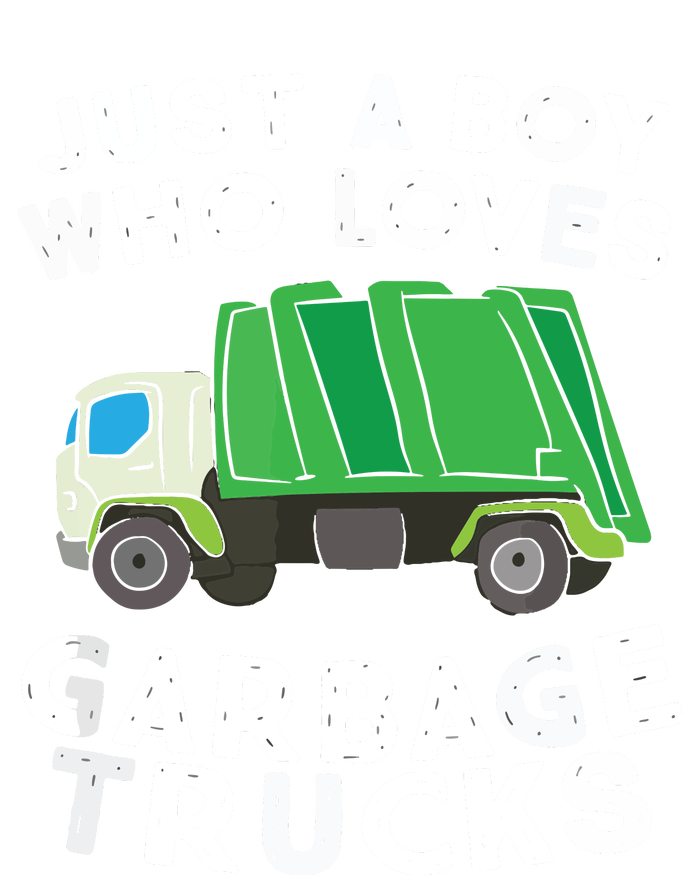 Garbage Truck Just A Boy Who Loves Garbage Trucks Daily Commute Backpack