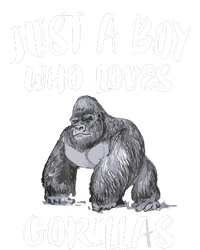 Just A Boy Who Loves Gorillas, Gorilla Lover Gift Toddler T-Shirt