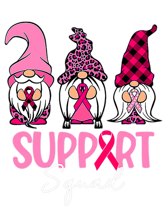 Gnomes Support Squad Breast Cancer Awareness Pink Ribbon Valucap Bio-Washed Visor