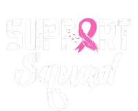 Funny Breast Cancer Warrior Support Squad Awareness Women's Fleece Hoodie