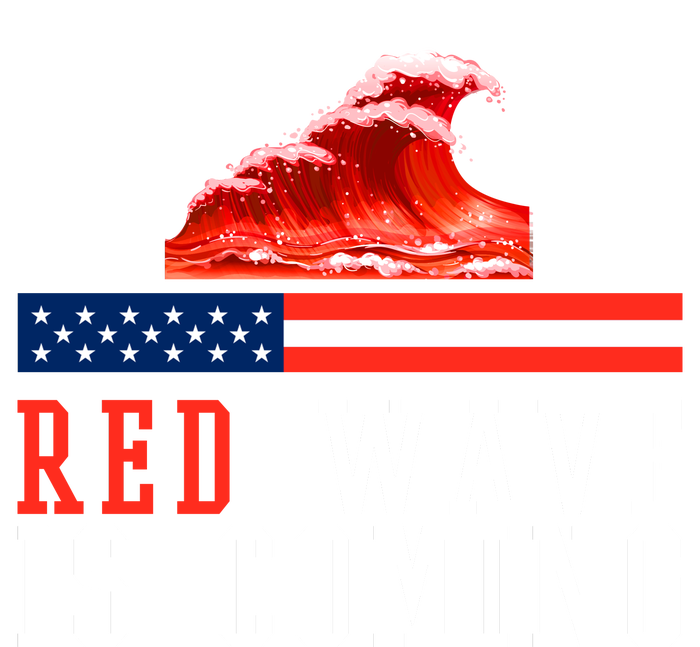 Red Wave Is Coming American Flag Conservative T-Shirt