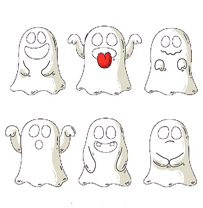 Cute Dancing Ghosts Boys Girls Ghost Halloween Costume Premium Hoodie