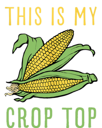 THIS IS MY CROP TOP FUNNY CORN COB V-Neck T-Shirt