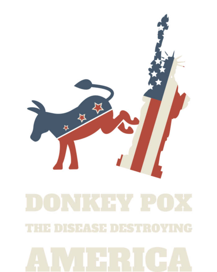 Donkey Pox The Disease Destroying America Funny Anti Biden Tank Top