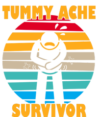 Tummy Ache Survivor Funny Retro PosiCharge Competitor Tank