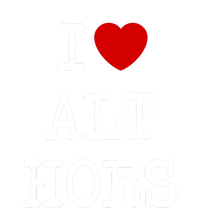 I Love Alt Hoes I Heart Alt Hoes Funny Red Heart Women's Perfect Tri Tunic Long Sleeve Shirt