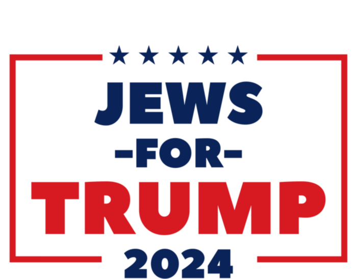 Jews For Trump 2024 Trump Supporters Cropped Pullover Crew