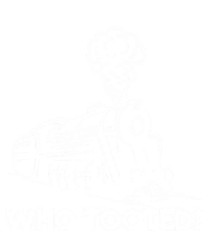 Who Tooted Funny Train Lovers & Railroad Model Trains T-Shirt